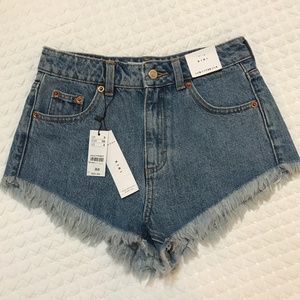 Kirk high waisted denim shorts